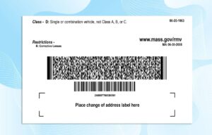 Editable Massachusetts Drivers License Template