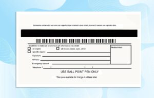 Editable Michigan Drivers License Template
