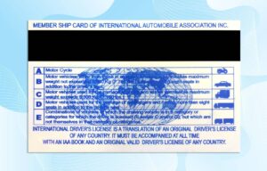 Editable International Drivers License Template