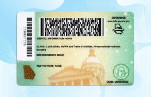 Editable Georgia Drivers License Template