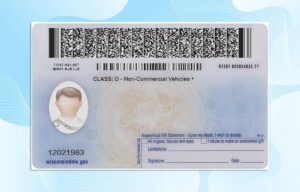 Editable Wisconsin Drivers License Template