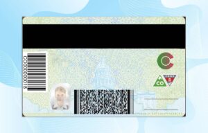 Colorado Driver License PSD Template (New Edition) - Fully editable