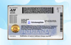 Indiana Driver License PSD Template (New Edition) - Fully editable