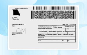 Missouri Driver license PSD Template (New Edition) - Fully editable