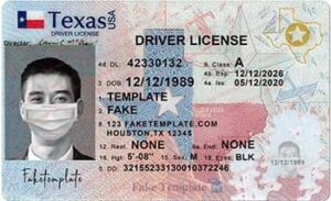 Texas Driver license PSD Template (New Edition) - Fully editable
