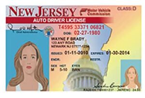Editable New Jersey Drivers License Template