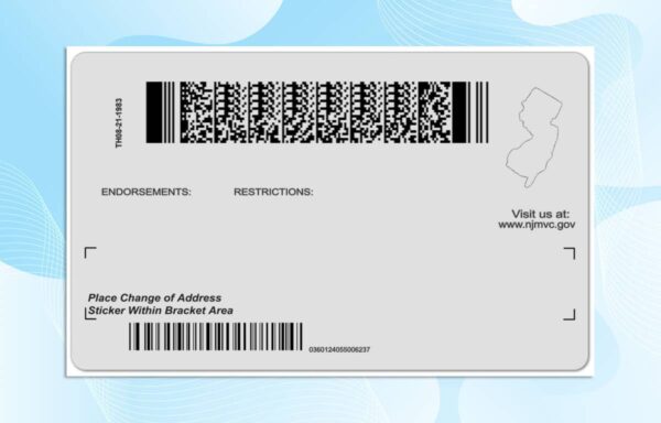 Editable New Jersey Drivers License Template
