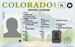 Colorado Driver License PSD Template (New Edition) - Fully editable
