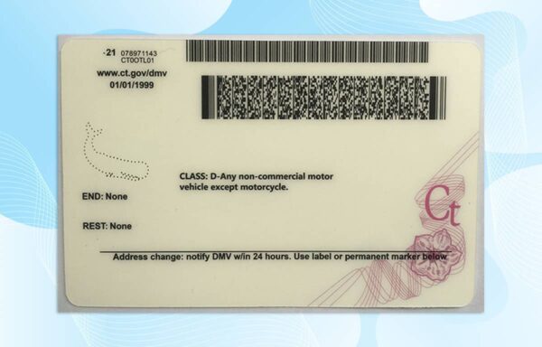Connecticut Driver License PSD Template (New Edition) - Fully editable